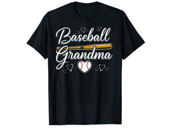 Baseball Grandma T-Shirt Design