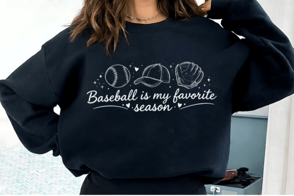 Baseball is My Favorite Season: A Stylish PNG Design