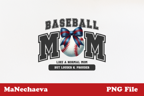 Baseball Mom Sublimation Dark Blue Bow Design