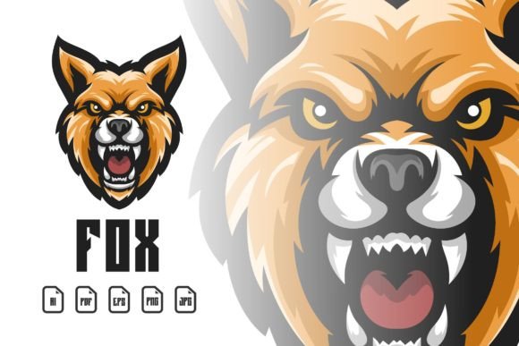 Fox Mascot Logo Illustrator: A Dynamic Template for Your Brand