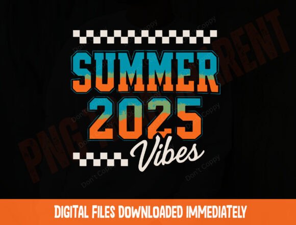 Summer Vibes PNG: Retro Distressed Design for Edgy Projects